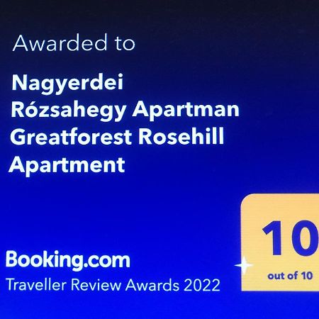 Greatforest Rosehill 1 Apartman ديبريتْسين المظهر الخارجي الصورة
